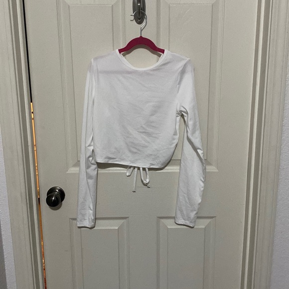 Hollister Gilly hicks white athletic long sleeve - Picture 1 of 3